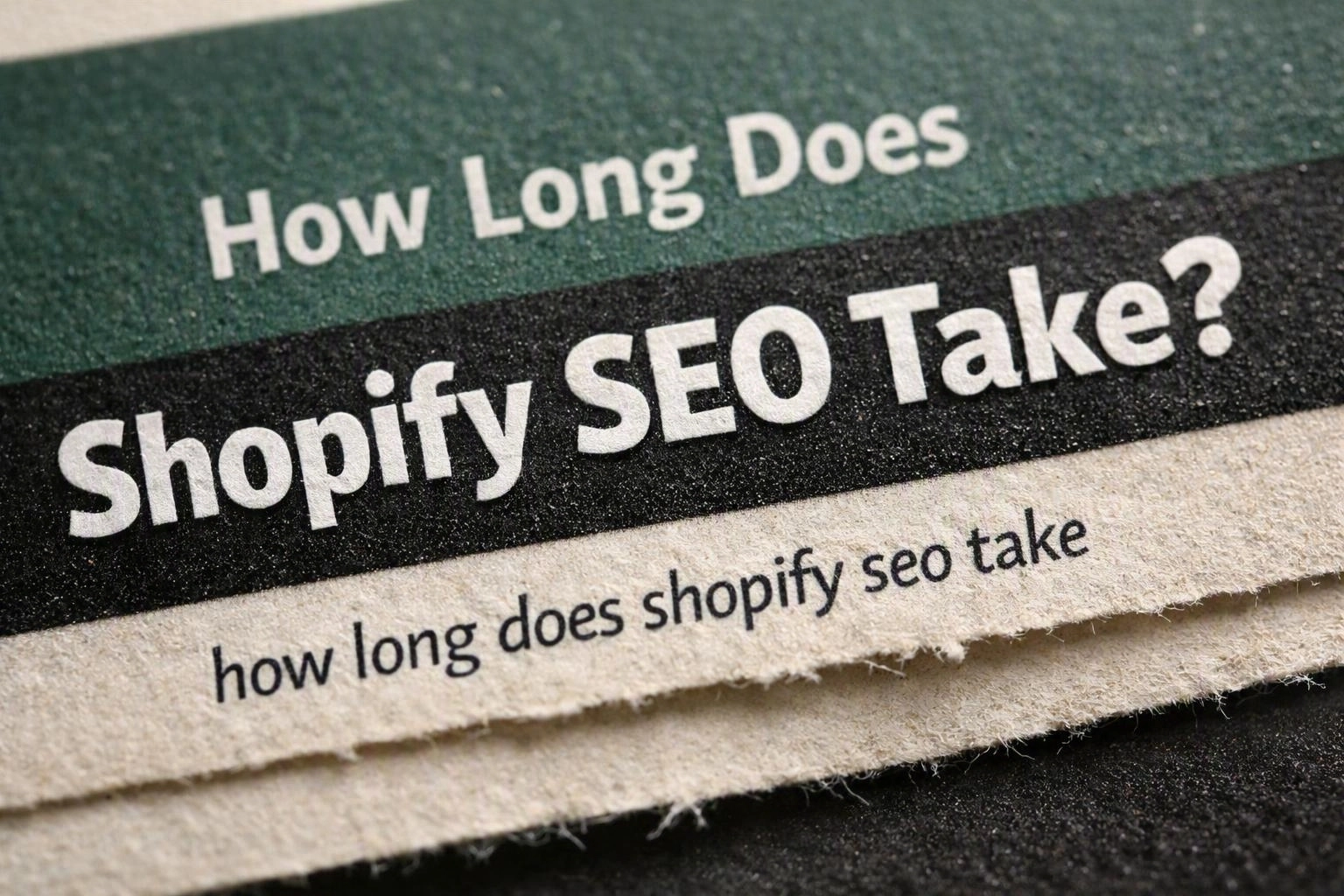 How Long Does Shopify SEO Take?
